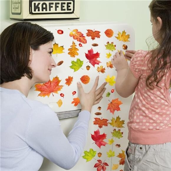 Fall Window Clings 6 Sheet Autumn Window Clings for Glass Autumn Window Stickers - Picture 7 of 7